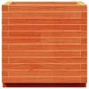 Plant Pot Wax Brown 50 X 50 X 49.5 Cm Solid Pine Wood