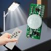 3.2V 3.7V Solar Lamp Board Control Sensor Night Light Module Infrared Human Body Induction Controller Module with Remote Control