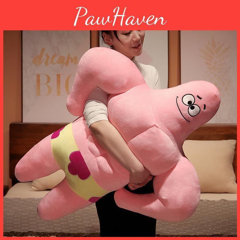 Squarepants Muscle Spongebob Patrick Star Plush Toy Stuffed Doll Decoration