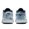 Jordan Air Jordan 1 Abrasion Resistant Breathable Slip Resistant Low top Vintage Basketball Shoes Men's White Blue CZ8455-100(Team181-)