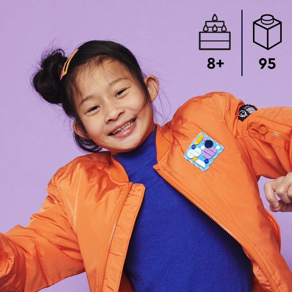 LEGO DOTS Patch (Stitch) 41955, Toy Blocks, Gift, Jewelry, Craft, Boys and Girls, Ages 8 and Up