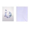Foldable Flower and Butterfly Greeting Cards Paper Romantic Invitations Cards Creative Elegant 3D Greeting Card Girlfriend