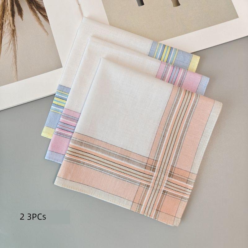 

10 штук Мягкий Тонкий Впитывающий пот Мужской Хлопковый Маленький Носовой платок 471-2#3