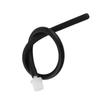 Enema Kit Portable Reusable Silicone Shower Enema Tube for Cleaning Anal Colon and Vagina Black