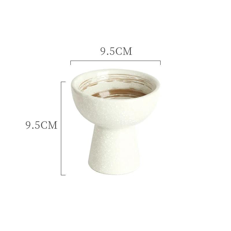Exquisite Japanese Style Vintage Ceramic Ice Cream Cup Set for Elegant Dessert Presentation at Home or Restaurant Use