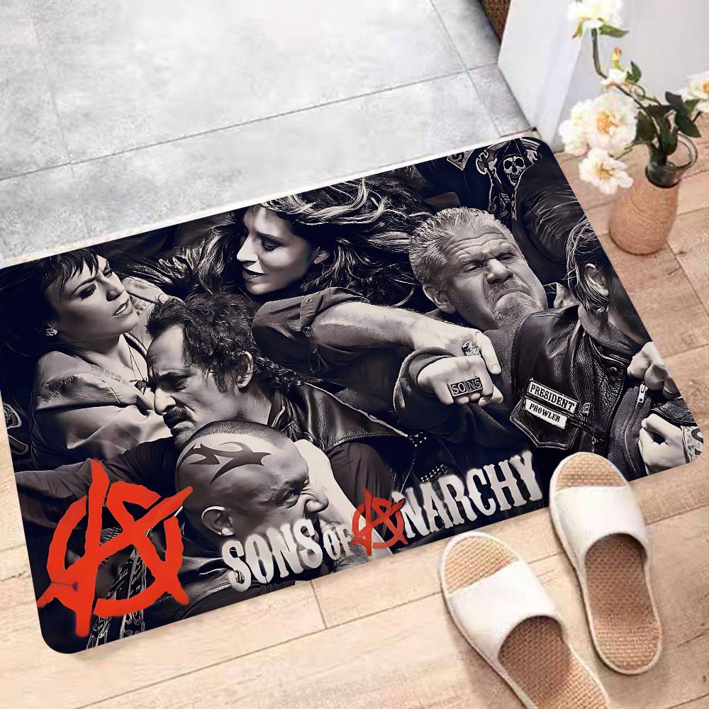Sons Of Anarchy TV.webp Floor Mat Rectangle Anti-slip Home Soft Badmat Front Door Indoor Outdoor Mat Hotel Decor Mat