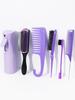 6-piece Set of Hair Salon Styling Tools,a Complete Salon Quality Set Suitable for All Hairstyles,essential for Travel