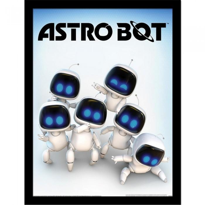 Astro Bot Many Bots Framed Poster