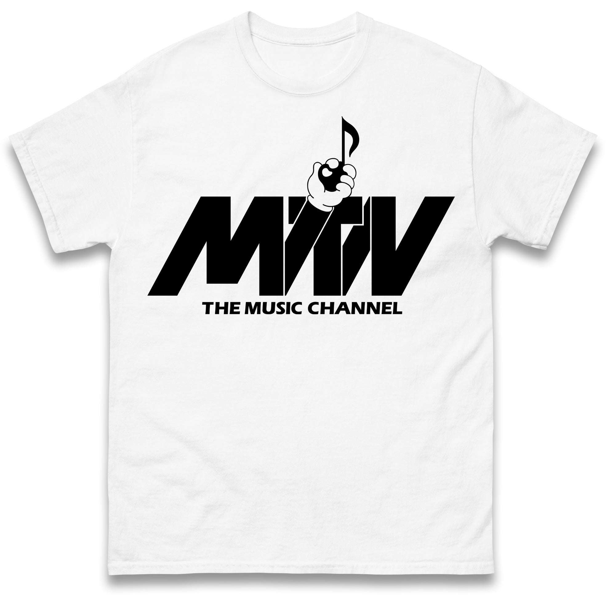 Retro MTV 1980 T Shirt Tshirt Mens Womens Unisex Tops Tees L