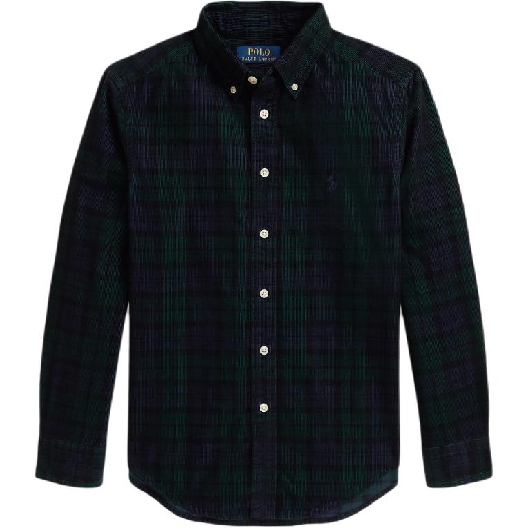 Polo Ralph Lauren Casual Shirt Plaid Button-Down Collar Long Sleeve Kids Kids shirts CWPOWOVY6820622-999