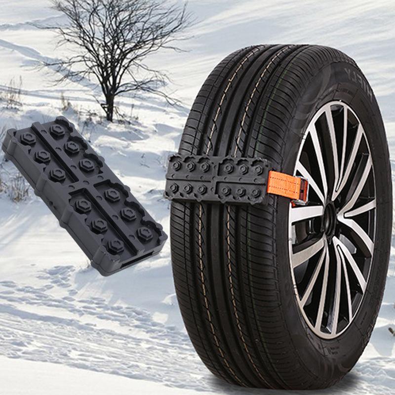 Anti Skid Tire Chains Car Snow Chains Straps Emergency for Snow Sand Mud Ice Traction Blocks Rescue Tool for Truck