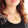 2026 Stylish Goldfish Pendant Necklace: Elegant O-shaped Chain for Women