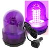 ALTEED Rotating Patrol Light, Purple, Cylindrical, 60 LEDs, 12 Light Patterns, for 12V/24V Cars and Trucks