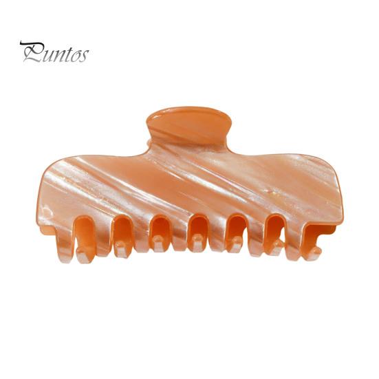 Anti Slip Hair Grips for Bun Pearlescent Claw Clip, Non-Slip Clip Women, Elegant Strong Styling Clips Long Hold Accessories Styling, Decorative Daily