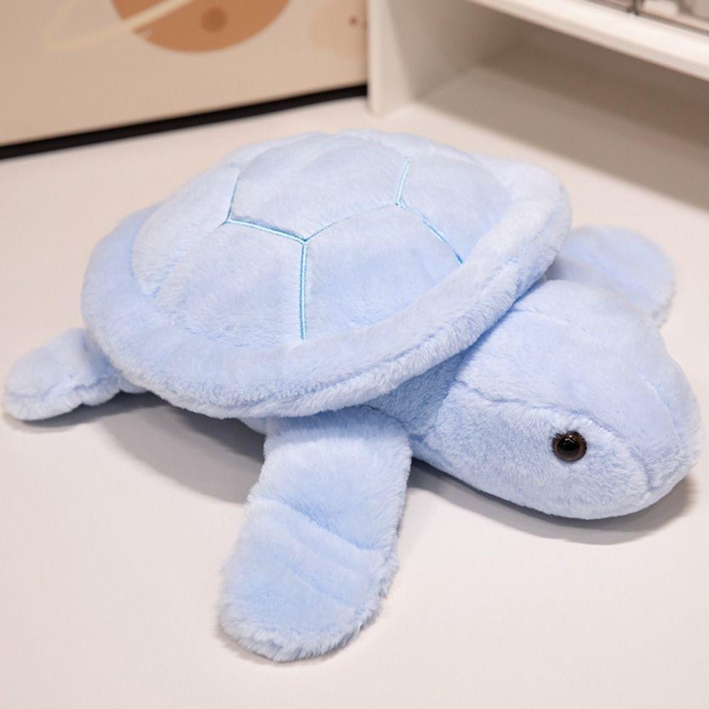 Collection Green Turtle Plush Toy Fluffy Sea Turtle Animal Doll  Car Decor