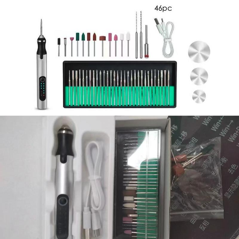 Electric Grinder Pen: Handheld Carving, Polishing & Engraving Tool for Jade & Wood