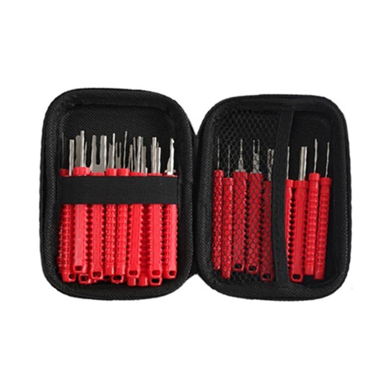 30Pcs Car Terminal Removal Tool Kit Fast Depinning Tool Wire Connector Pin Release Tool Pin Extractor