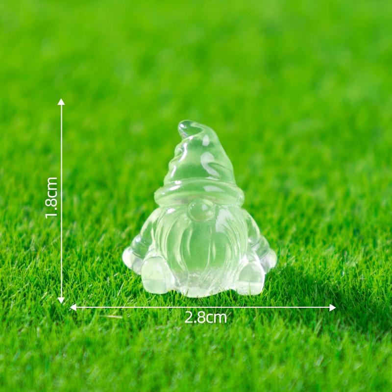 Glow-in-the-dark Dwarf Plush Toy Cute Particle Decorative Accessories Mini Christmas Micro-landscape Ornaments