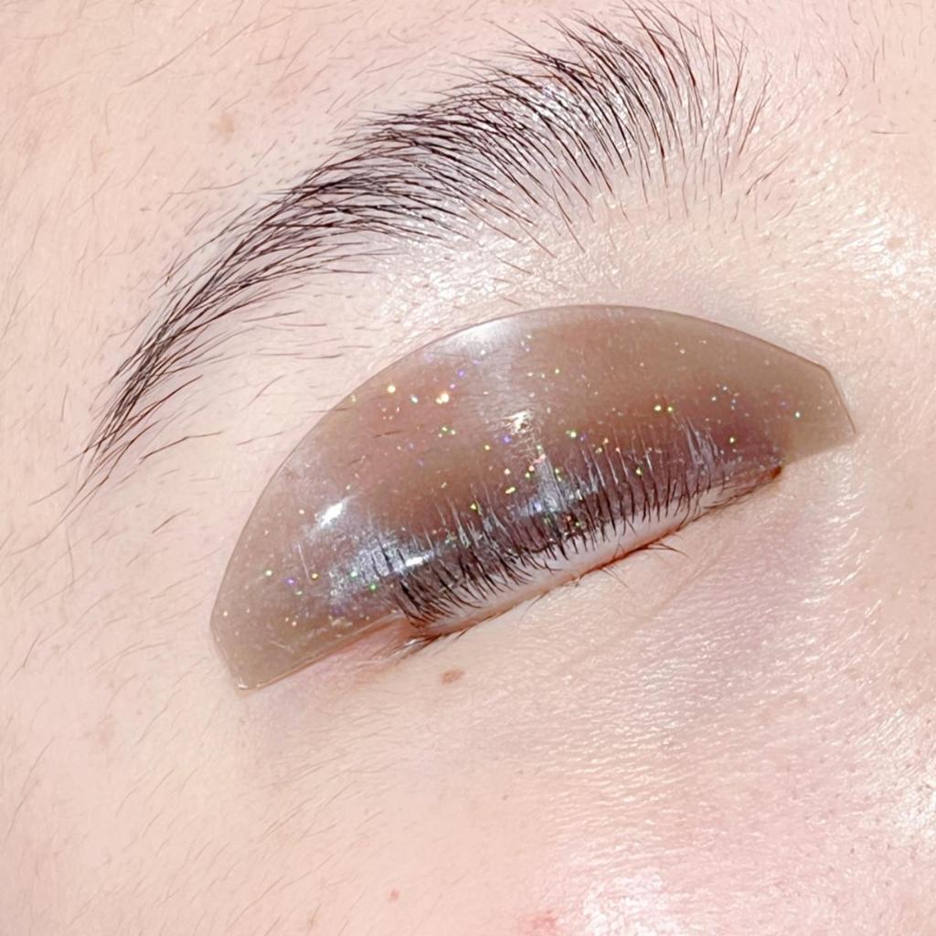 BLACKWINGS 1 Pair Eyelash Perm Silicone Pads, Curling Pads for Lash Lift, with Size Guide Chart, Hypoallergenic Reusable Accessories