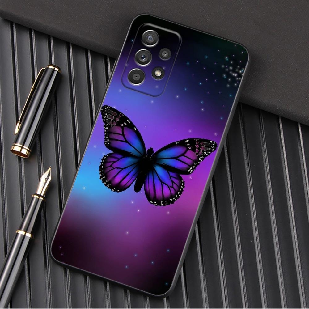 Butterfly Love Beautiful Funda For Samsung Galaxy A56 A55 A36 A26 A16 A54 A52 A72 A35 A34 A25 A21S A14 A06 Case Soft Phone Cover