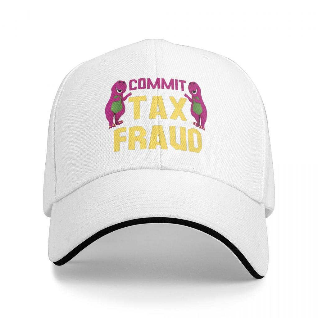Unisex Baseball Hats Retro Commit Tax Fraud Funny Outdoor Streetwear Summer Sports Baseball Caps Hip Hop Cap Casquette Hats