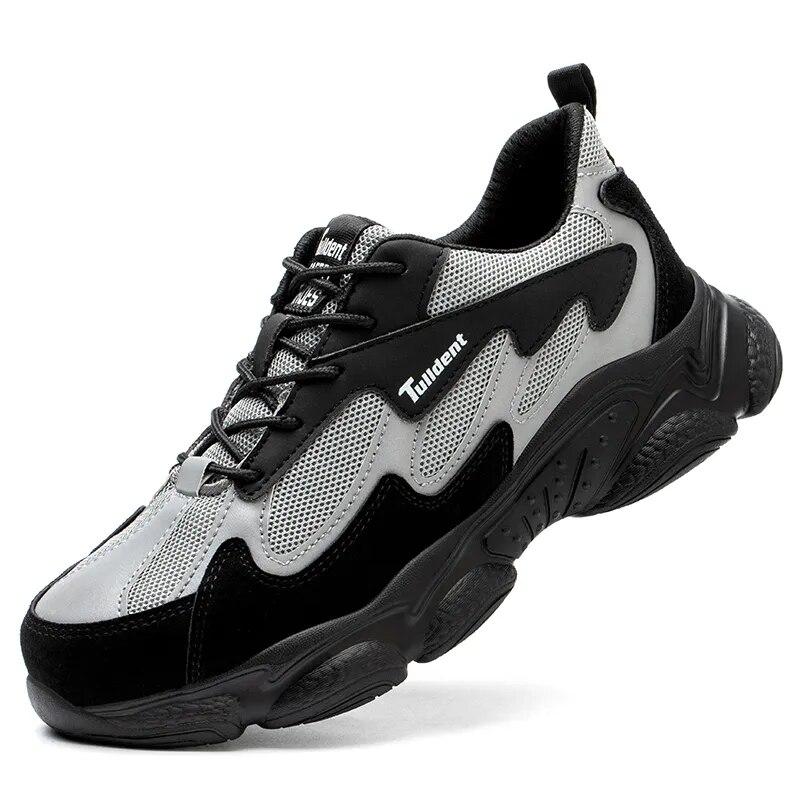 Safety shoes, puncture and smash resistant work shoes, men s protective shoes, wear-resistant work boots 40