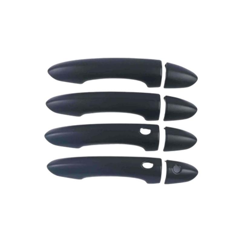 Accesorii Auto Capac Mâner Ușă Pentru Ford Territory - Fibră de Carbon Argintiu Negru Stilizare Auto Upgrade Modificare Mașină