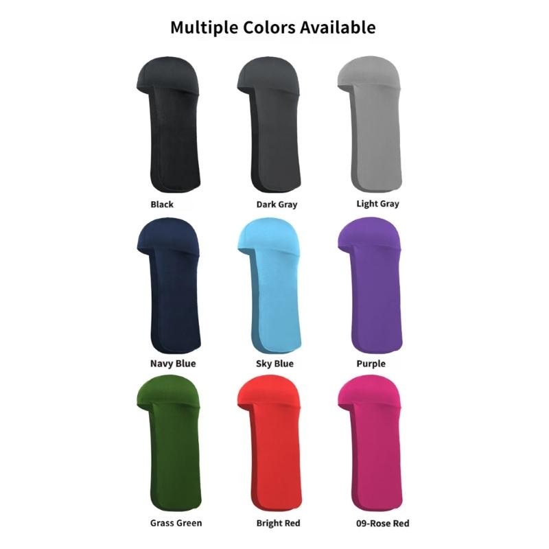 Outdoor Fishing Neck Protector Balaclava Hooded Cap, Lightweight Stretch Neck and Ear Coverage Hat for Summer Sports and Trip