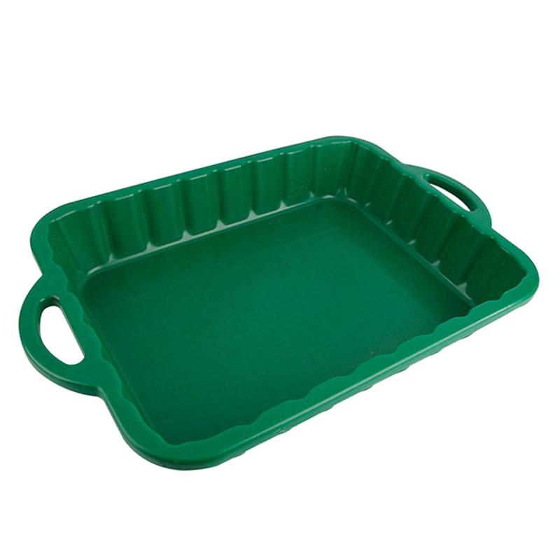 Oil Drain Pan Waste Engine Oil Collector Garage Tool Universal Leakproof Auto Repair Tool Rectangle Oil Drip Pan Oil Trip Tray