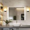 1pcs Black Finish Garden Lamp Round Globe Exterior Wall Light Creative Outdoor Wall Sconce  Outdoor