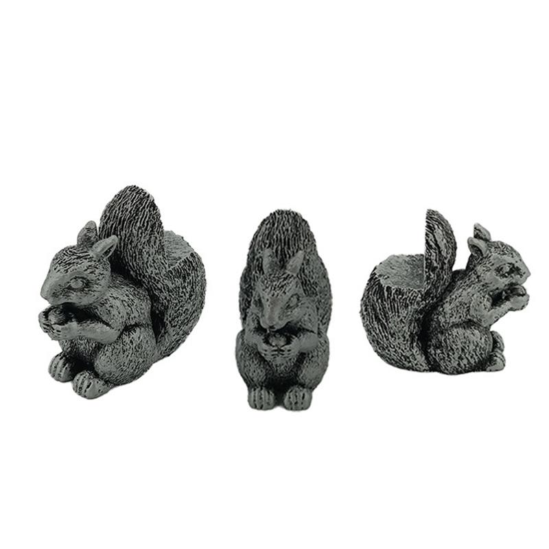 Flower Pot Feet Animal Figures Plant Pot Feet For Outdoor Support 3 Pack Animal Statues Plant Stand Resin Pot Feet