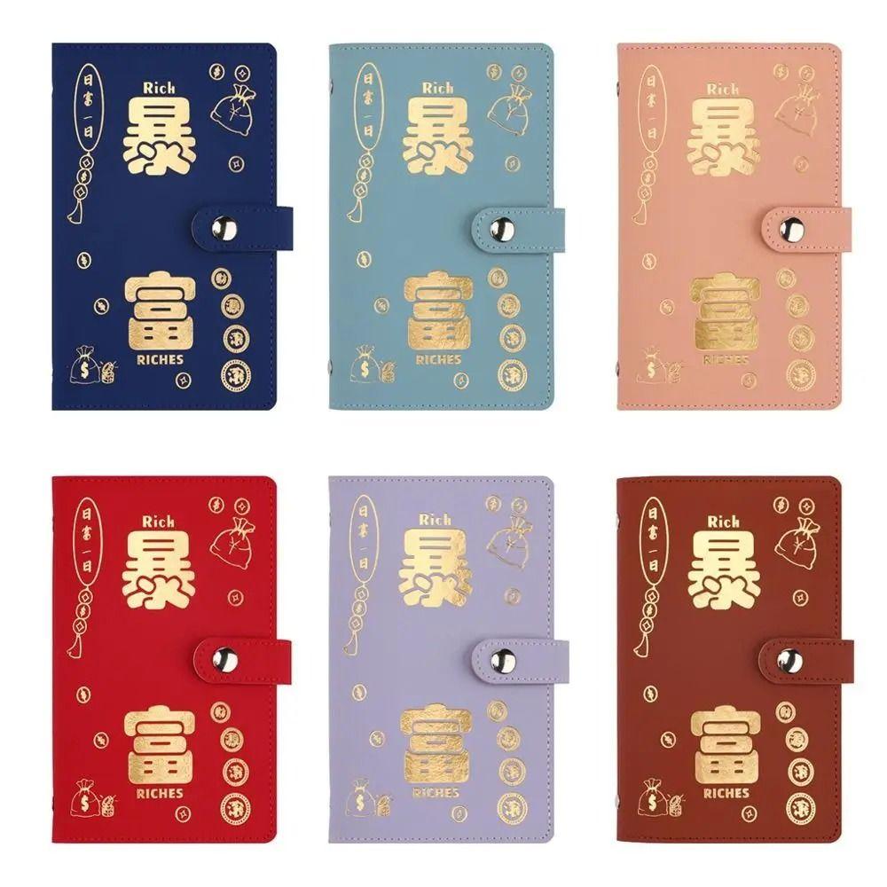 Fun 100 Envelope Challenge Binder Waterproof Cash Budget Notebook  Money Organizer