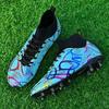 31-46 Children Graffiti Football Boots High-quality Artificial Lawn Socks Outdoor Men's Long Nail Sports Football Boots