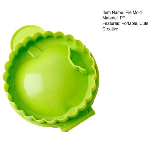 Apples Pie Mold Plastic Pastry Cutters for Mini Hand Pies Fall-Themed Dough Presser Pocket Pie