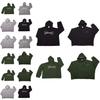 Letter Hoodie With Waterwashed Effect For Teen Casual Wear