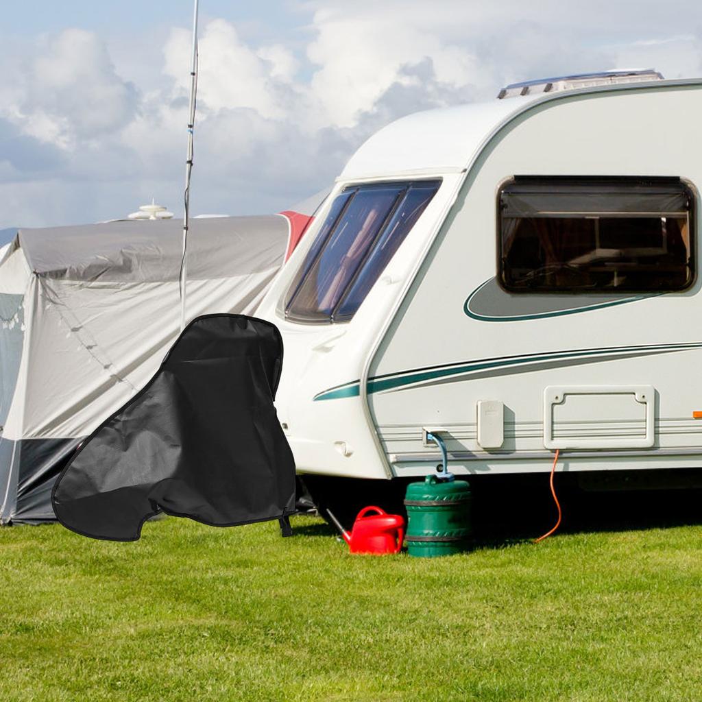 Caravan Hitch Cover - Universal Breathable Trailer Hitch Cover For Caravan, Tongue Cover, PVC Trailer Tow Ball Coupling Lock Cover