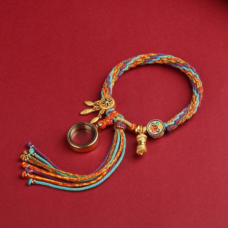 Fashionable Handmade Tibetan Bracelet Bangle Charm for Daily Wear Dates Parties