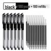 Black 0.5mm Bullet Tip Pen for Students and Office Use