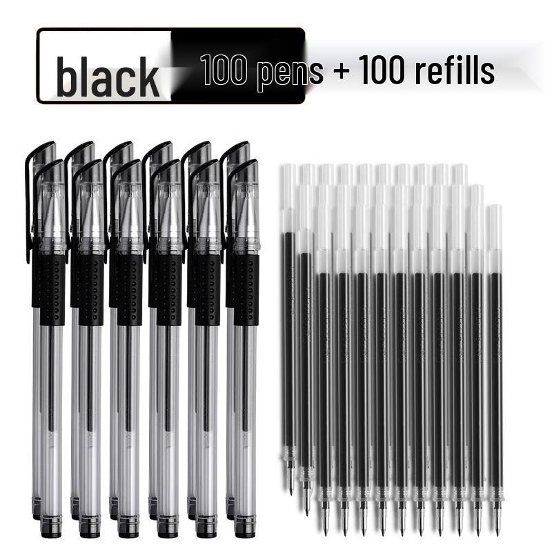 Black 0.5mm Bullet Tip Pen for Students and Office Use