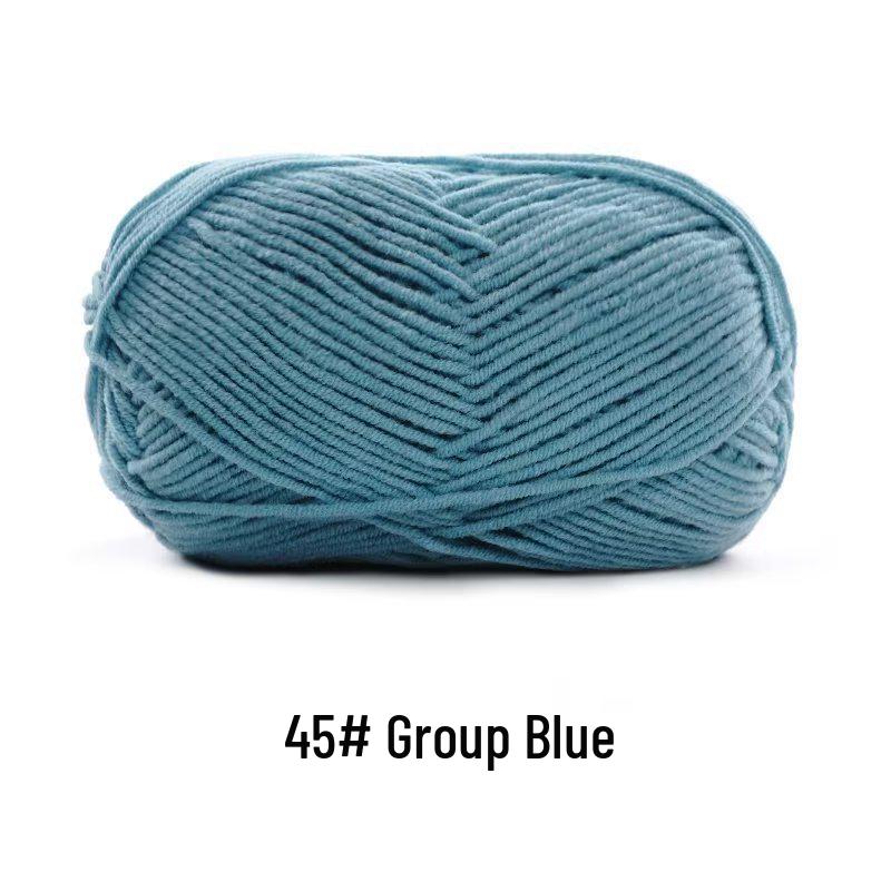 

Сухе Мэн Сяосяо 4-слойная гребенная хлопковая пряжа с молоком для вязания своими руками: Проекты: Плед, Шапка, Шарф