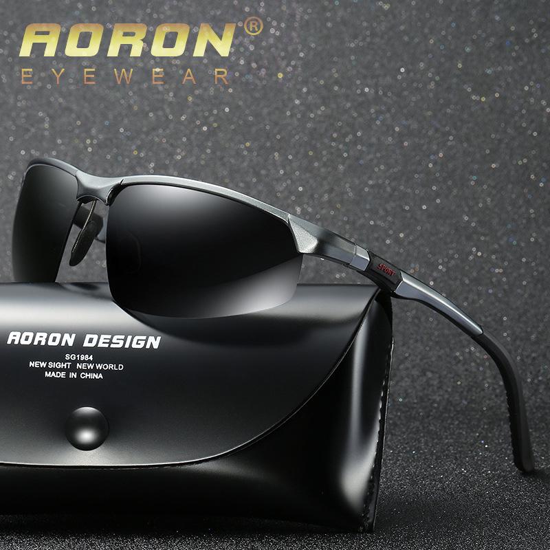 

Aoron Aluminum Magnesium Polarized Sunglasses Sports Cycling Glasses Men s Sunglasses