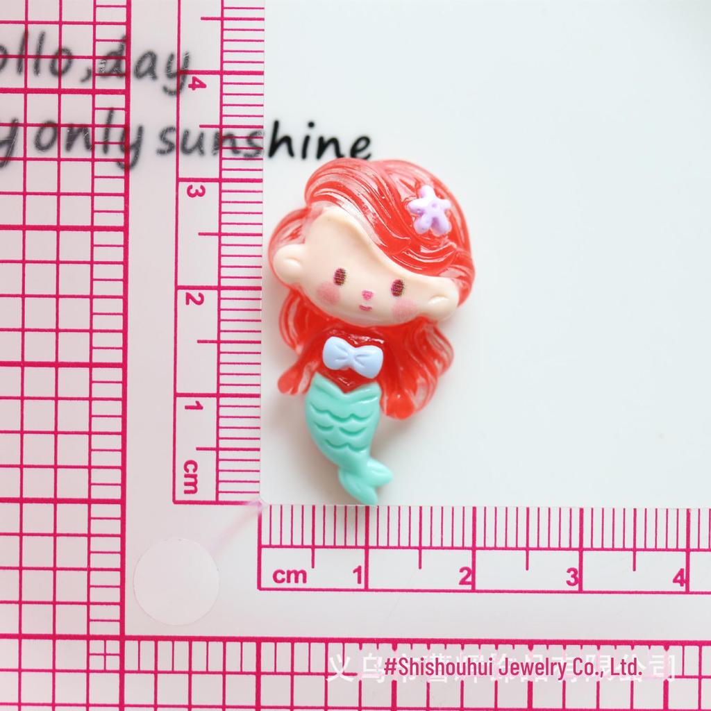 Bijoux de Princesse Sirène en Résine DIY: Épingles à cheveux transparentes et accessoires d'anneaux pour cheveux pour enfants