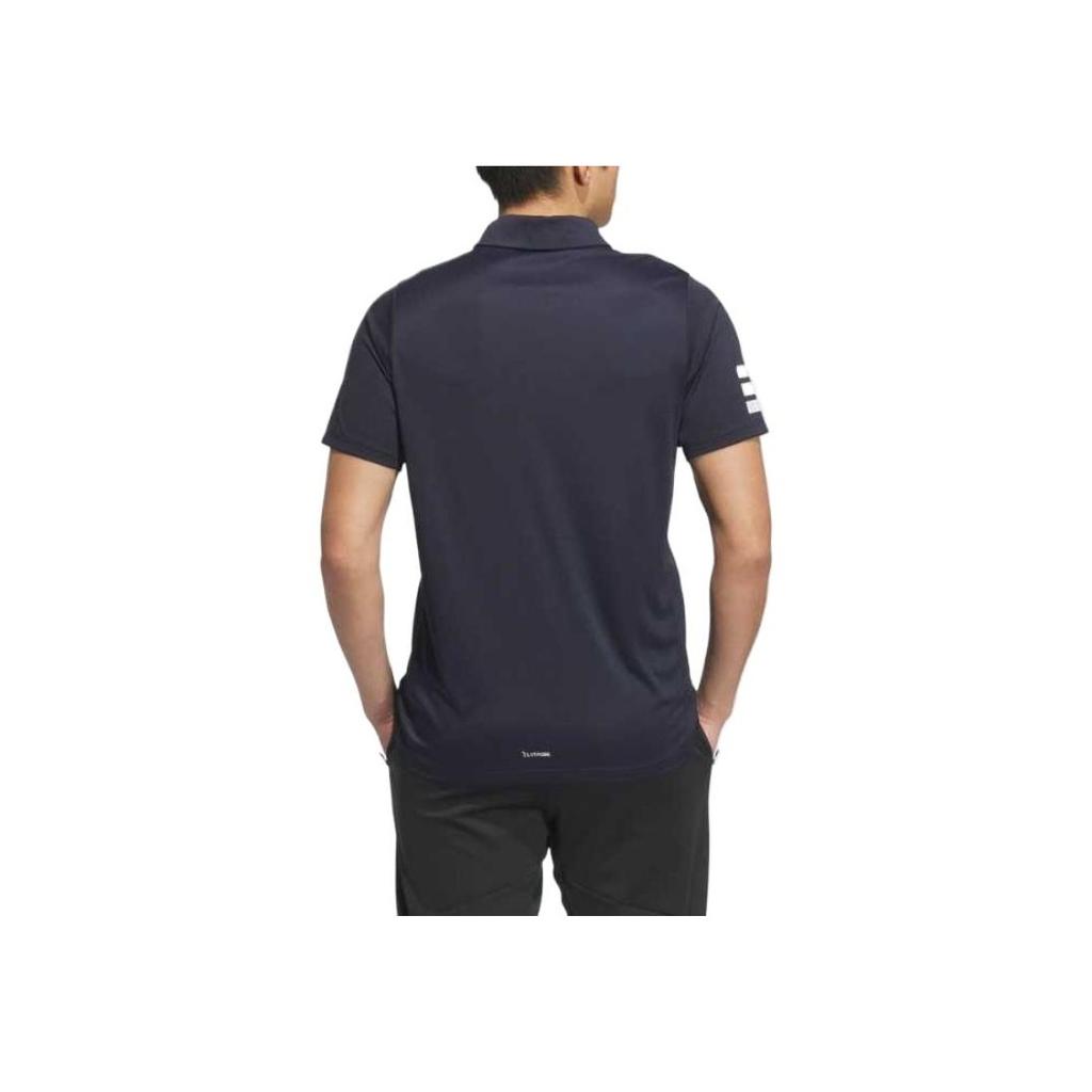 Adidas Sports Fitness Polo Shirt Men Tops Legendary-Ink-Blue JZ0098