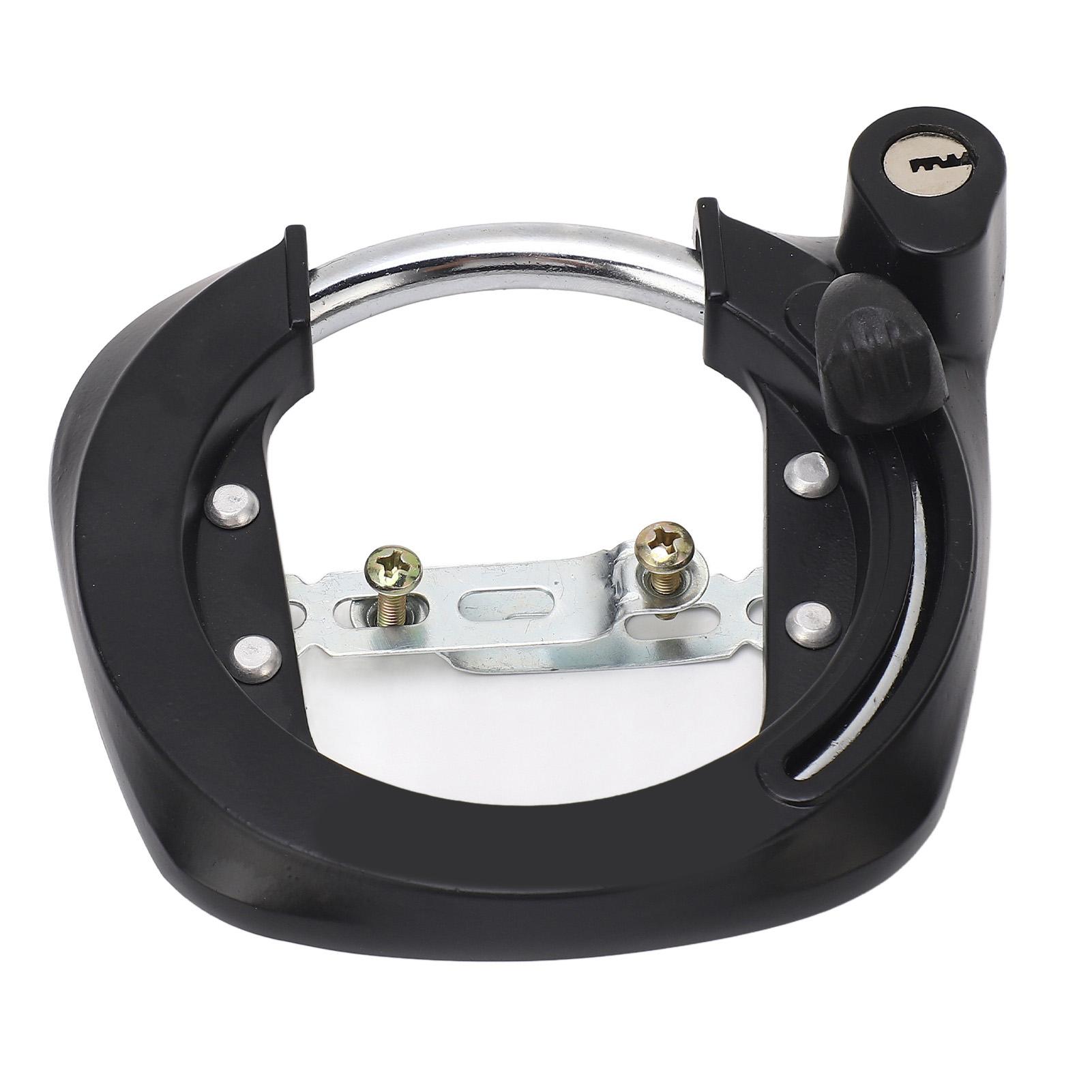 Bicycle Crab Claw Lock Anti Theft Alloy with 2 Keys Bike Horseshoe Lock for Mountain Bike Road Bike Folding Bike