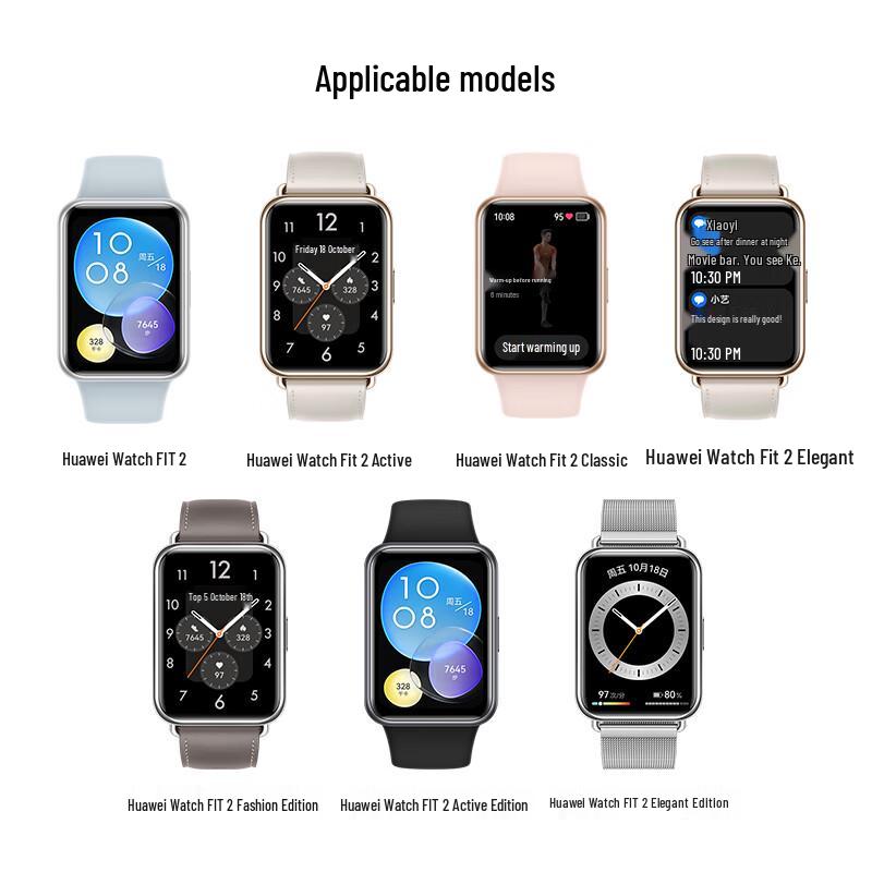 KMaxAI Silicone Watch Band for Huawei Watch Fit 2