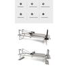 Pilates Reformer Core Bed - Foldable Metal Frame Machine for Yoga Exercise & Home Core Training