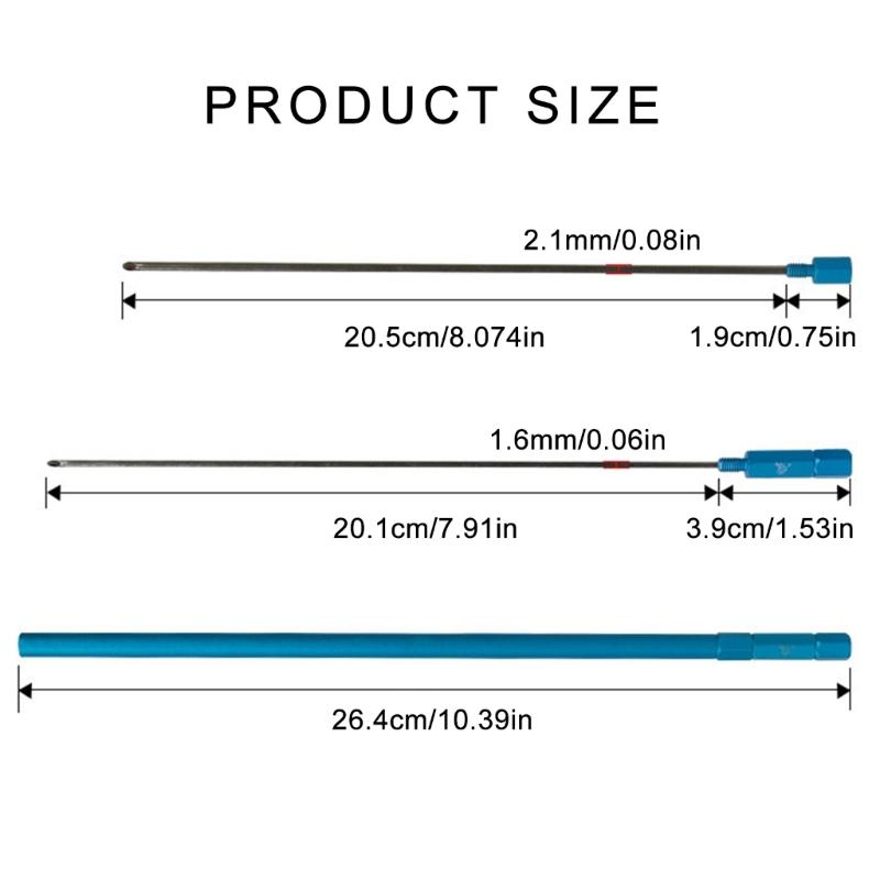 Fish Venting Hollow Needle Fish Deflation Tool Portable Fishing Tackle Saltwater Fish Venting Tool Driller Gas Needle