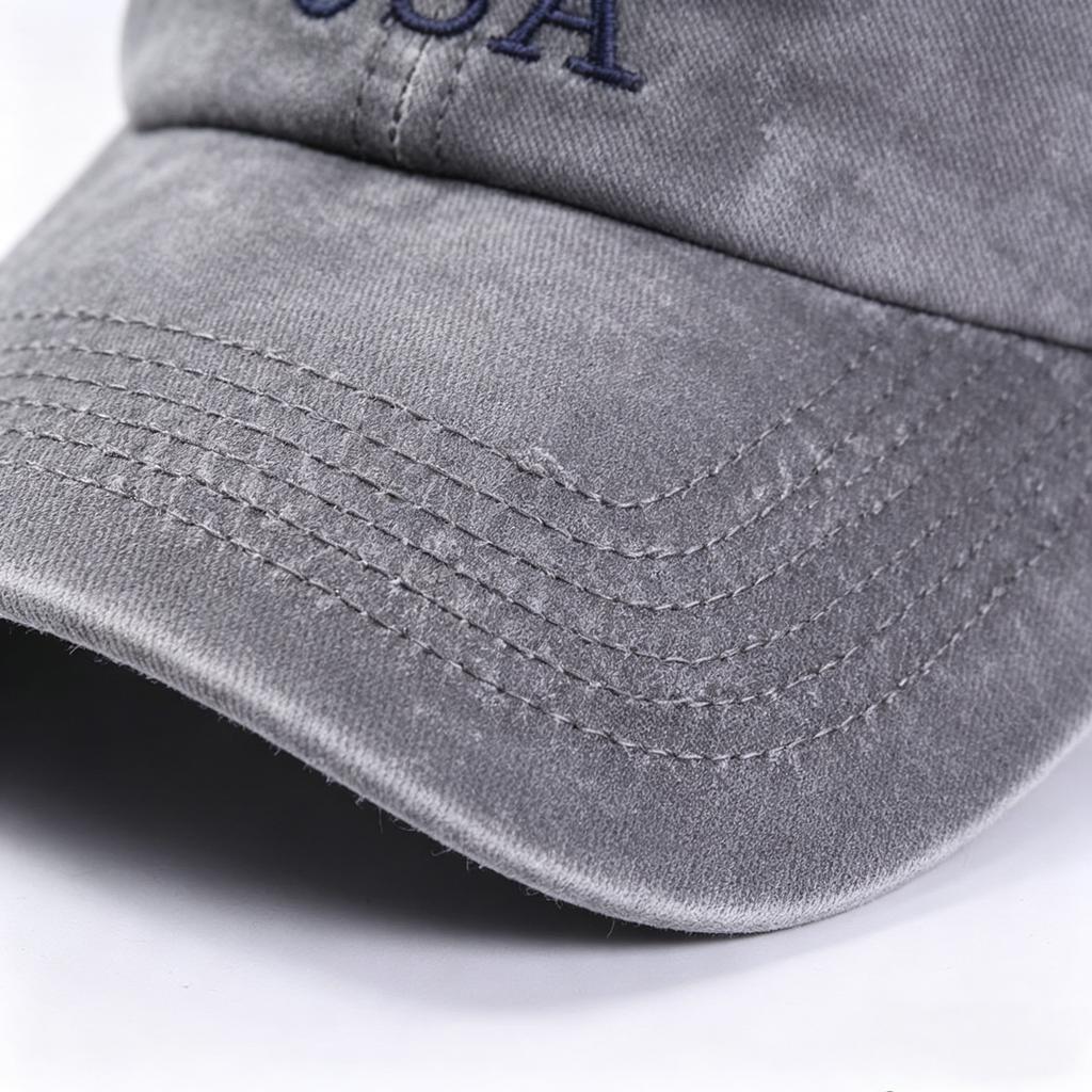 Vintage Washed Usa Flag Embroidered Baseball Cap Adjustable Cotton Dad Hat Patriotic Sun Hat For Men Women Casual Outdoor Sports