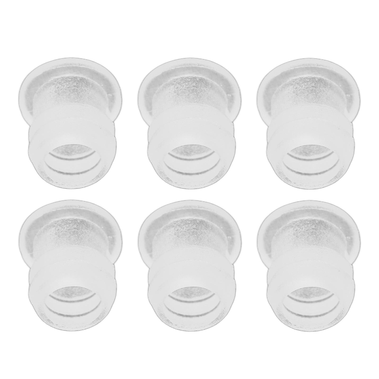 30pcs Earmold Locks Small Plastic Soft Transparent Earmold Tubing Locks Accessories