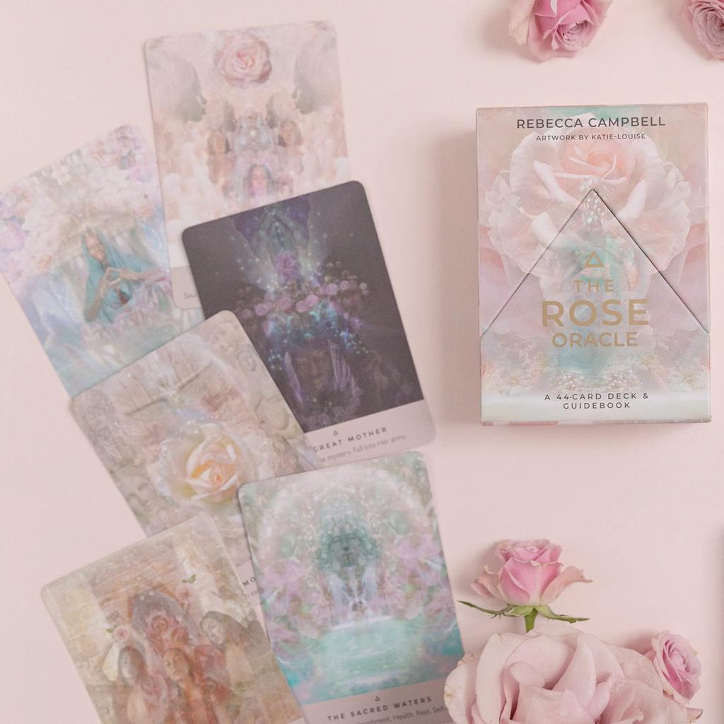 Kancharo Oracle Tarot Card Set Rose Includes Japanese Oracle Card Basic Instructions Pouch Cards, 44-Piece [The Oracle] & (Authentic)